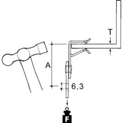 Niedax - Befestigungsklammer Seilbefestigung MM65-AH814