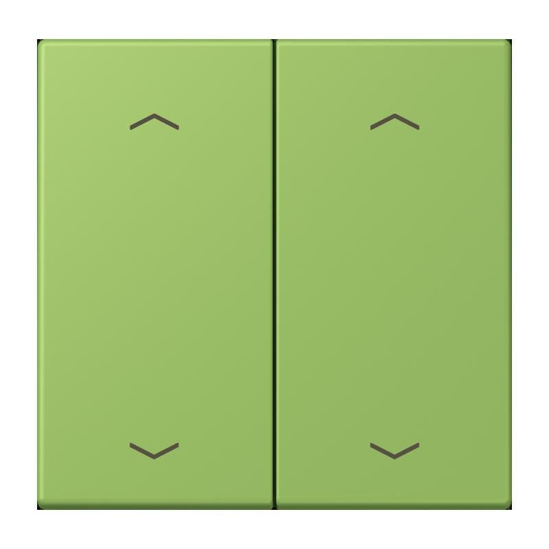Jung - Abdeckung/Bedienelement für Installationsschalterprogramme Wippe mit Pfeilsymbolen LC 102 P 220 vert 31