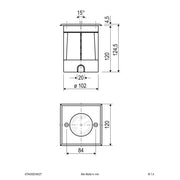 EVN Lichttechnik - Bodeneinbauleuchte LED-Bodeneinbauleuchte 679435EVA527 IP67 schwenkb. 2700K