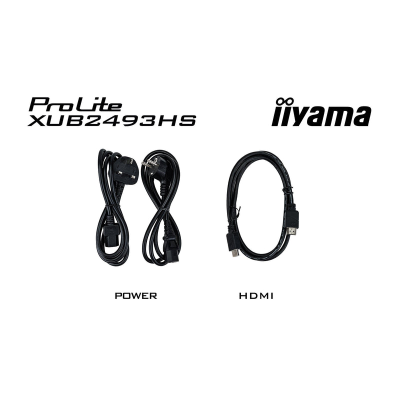 iiyama - Monitor Tischgerät Widescreen Monitor XUB2493HS-B6 61cm/24Z