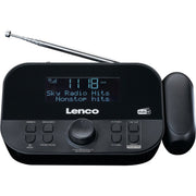 LENCO - Radio DAB+ Uhrenradio CR-615BK sw m.Projektion