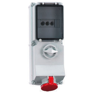 Bals Elektrotech - CEE-Steckdose abschaltbar, abgesichert (IEC 60309) Wandsteckdose abschaltbar 1777 abgesichert 32A 4p