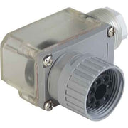 Hirschmann ICON - Rundsteckverbinder, feldkonfektionierbar (Industriesteckverbinder) Leitungsdose N 6 R FF S 11 − 100 Stück