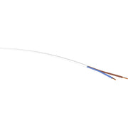 Klimaprime - Energiekabel < 1 kV, für ortsveränderlichen Einsatz H03VVH2-F 2x0,75 ws Ri.100 H03VVH2-F 2x0,75 ws Flachleitung − 100 Meter