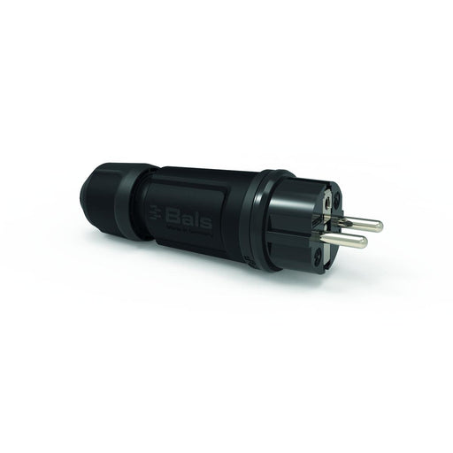 Bals Elektrotech - Schutzkontaktstecker Schutzkontakt-Stecker 16A 7372-1 250V IP54 schwarz