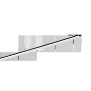 Radium Lampenwerk - Zubehör/Ersatzteile für Lichtschlauch/-band Aluprofil m.Abdeckung 1m FXZA4556 grau