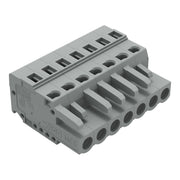 WAGO - Kabelsteckverbinder für Leiterplattensteckverbinder 1-Leiter-Federleiste 231-107/102-000 CAGECLAMP,2,5 mm²,gr − 50 Stück