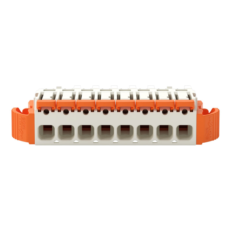 WAGO - Kabelsteckverbinder für Leiterplattensteckverbinder Federleiste 1-Leiter Hebel 2721-1108/037-000 Push-in Cage Clamp − 50 Stück
