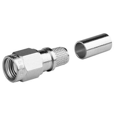 Telegärtner - Koax-Steckverbinder R-SMA-Stecker Reverse cr 100024659 G30 (1.5/3.8) − 5 Stück
