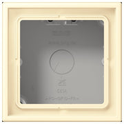 Jung - Aufputzgehäuse für Unterputzgerät Aufputz-Kappe 1fach LC 581 A 201 blanc (32001)