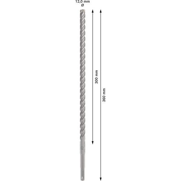 Bosch - Bohrer PRO SDS plus-5X 2608833811 Hammerbohrer 12 x