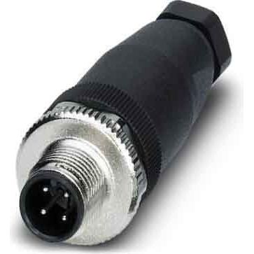 Phoenix Contact - Rundsteckverbinder, feldkonfektionierbar (Industriesteckverbinder) Sensor-/Aktor-Stecker SACC-M12MS- #1662528 − 1 Stück