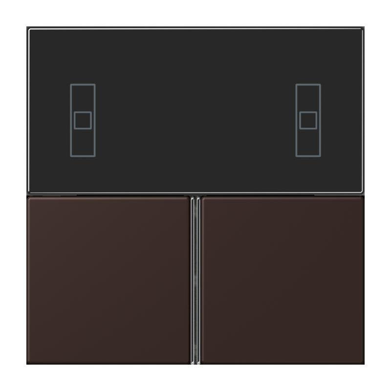 Jung - Abdeckung/Bedienelement für Installationsschalterprogramme Tastensatz 3fach LC 4093 TSA 252