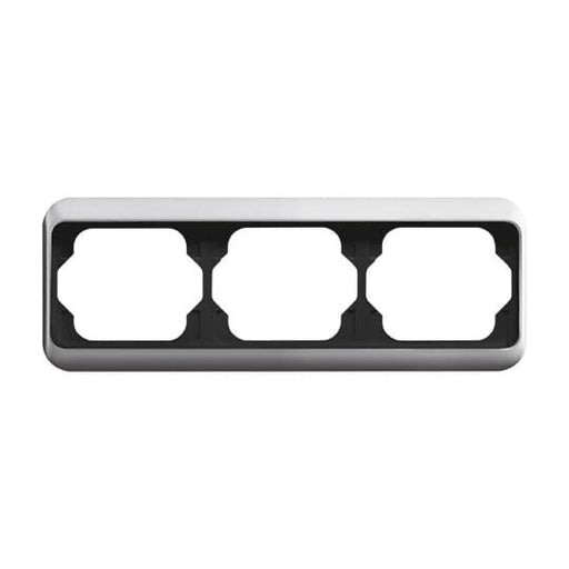 Busch-Jaeger - Abdeckrahmen Rahmen 3-fach 1723-266 titan, waager.,alpha − 1 Stück by Busch-Jaeger
