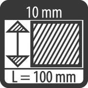 Pica-Marker - Markierungsstift Specksteinkreide 571-10 10x10x100mm − 50 Stück