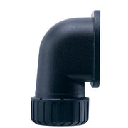 ABB Stotz S&J T&B - Kunststoff-Wellschlauch-Verschraubung Flanschverschraubung ASC54/FL/90/BL Nm54 Polyamid 90Gr − 2 Stück