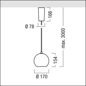 Zumtobel Group - Pendelleuchte LED-Pendelleuchte SCON-S AC #60510291 3000K