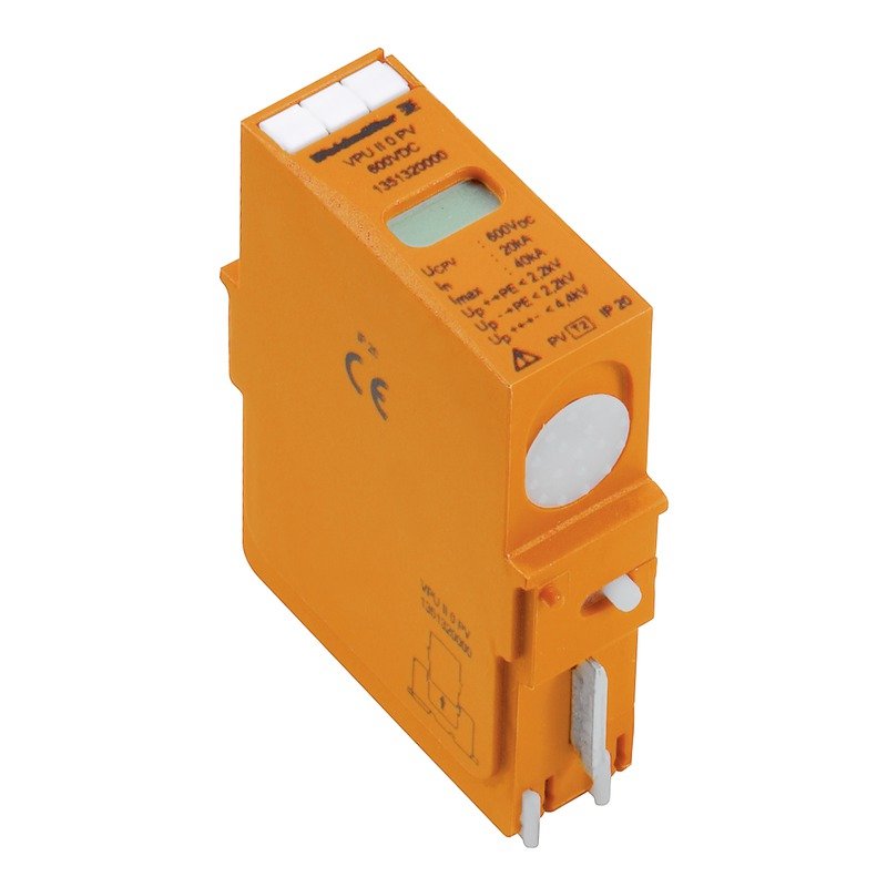Weidmüller - Überspannungsableiter für Energietechnik/Stromversorgung Überspannungsschutz VPU II 0 PV 600V DC DC, 600 V