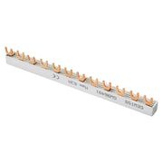Gewiss - Phasenschiene Stiftkammschine 4polig GW96073 1 FI 4TE + 4 AFDD