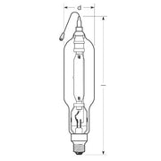 Radium Lampenwerk - Halogen-Metalldampflampe ohne Reflektor Halogen-Metalldampflampe HRI-TS2000W/D/400E40