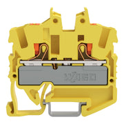 WAGO - Durchgangs-Reihenklemme 2-LeiterMini-Durchgangskl. 2252-1206 Drücker,2,5 mm²,ge − 100 Stück