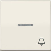 Jung - Abdeckung/Bedienelement für Installationsschalterprogramme Wippe Symbol KLINGEL ws AS 591 KO5K für beleuchtb.Taster