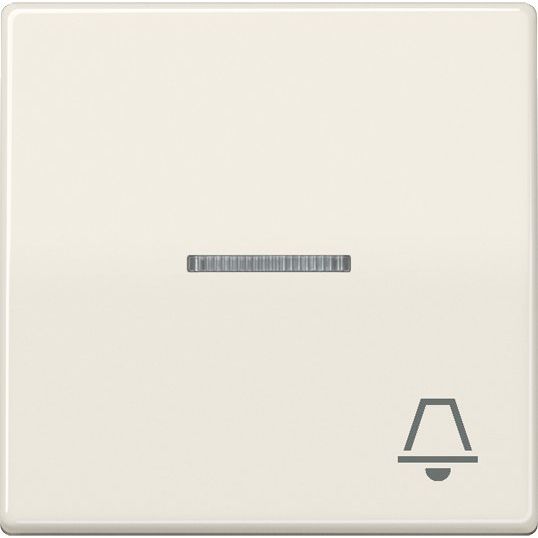 Jung - Abdeckung/Bedienelement für Installationsschalterprogramme Wippe Symbol KLINGEL ws AS 591 KO5K für beleuchtb.Taster