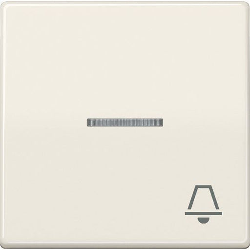 Jung - Abdeckung/Bedienelement für Installationsschalterprogramme Wippe Symbol KLINGEL ws AS 591 KO5K für beleuchtb.Taster