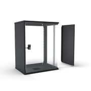 Enoc - Netzwerkgehäuse 19" Basic Wandschrank W3 15-4-S 15HE, 400mm Tief, sw