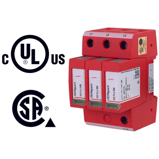 DEHN - Überspannungsableiter für Energietechnik/Stromversorgung Überspannungsableiter DG MU 3PD 480 3W+G Typ 2 DEHNguard M