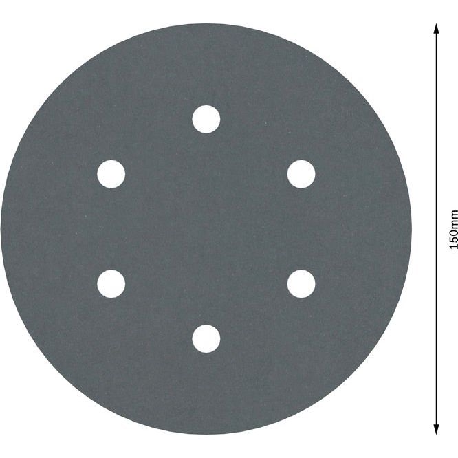 Bosch - Schleifpapier/Schleifvlies PRO F355 Schleifblatt, 150 2608605131 mm, G600, 5-tlg