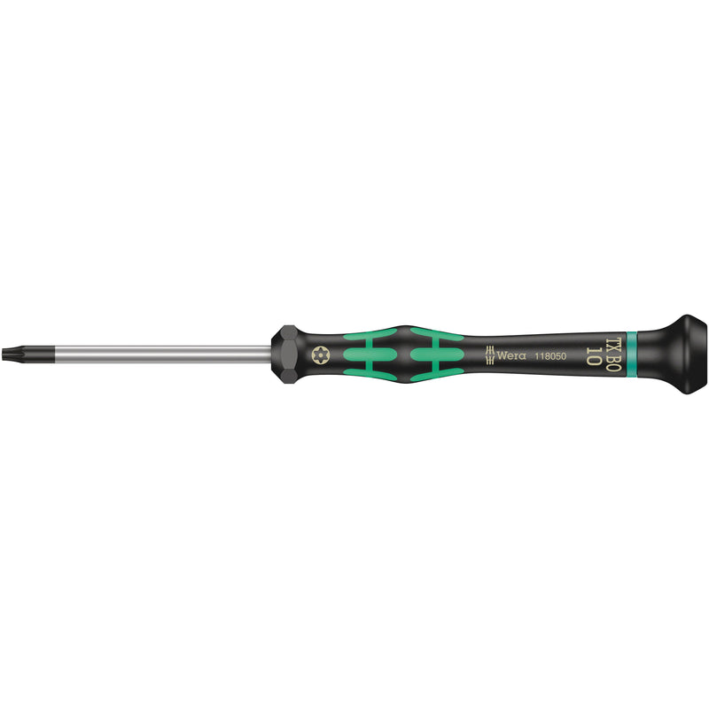 Wera - Innensechsrund Schraubendreher Elektron. Schraubendreher 118050 6-rund, TX 10x60mm
