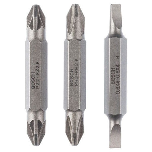 Bosch - Bit-Set Doppelklingenbit-Set, 2607001744 3-teilig S0,6x4,0