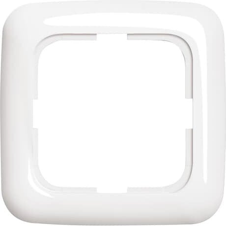 Busch-Jaeger - Abdeckrahmen Rahmen 1-fach 2511-214 aws, senk.+ waager. − 1 Stück by Busch-Jaeger
