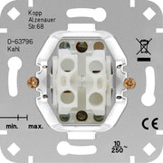 Kopp - Taster Doppeltaster(2x Schließer) 503800002 Sockel − 5 Stück
