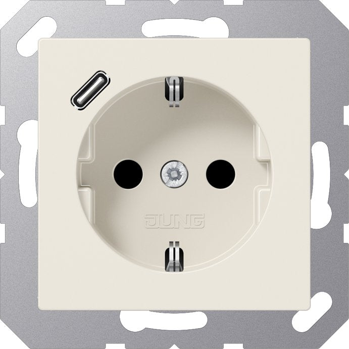 Jung - Steckdose SCHUKO Steckdose A 1520-18 C mit USB Typ C