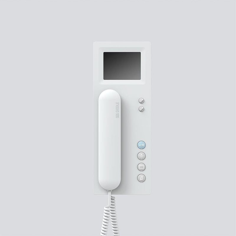 Siedle&Söhne - Innenstation für Türkommunikation Bus-Telefon Standard BTSV 850-03 W weiss m.Farbmonitor − 1 Stück