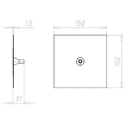 Kaiser - Zubehör/Ersatzteile für Dose/Gehäuse für Montage in der Wand/Decke Kabelmanschette 9059-46 D=8-11mm