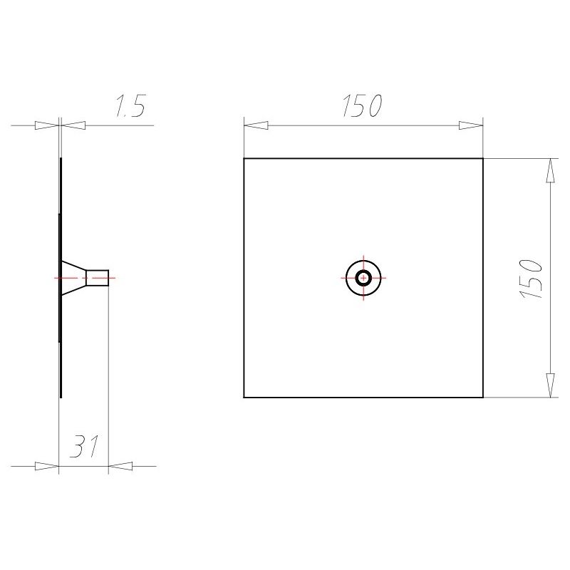 Kaiser - Zubehör/Ersatzteile für Dose/Gehäuse für Montage in der Wand/Decke Kabelmanschette 9059-46 D=8-11mm