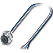 Phoenix Contact - Rundsteckverbinder, feldkonfektionierbar (Industriesteckverbinder) Einbausteckverbinder SACC-E-M12F #1555448 Sensor-/Aktor-Wandd.