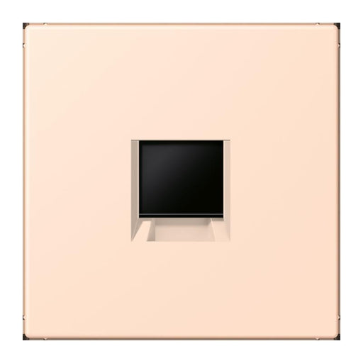 Jung - Einsatz/Abdeckung für Kommunikationstechnik Abdeckung (gerastet) LC 1969-1 WE 228 rose pale (32091)