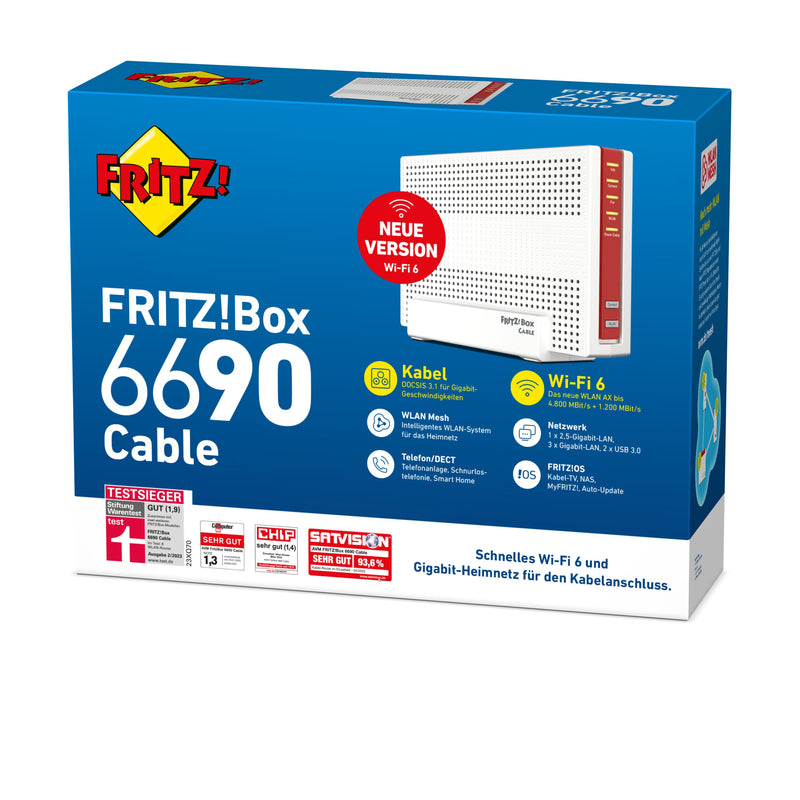 FRITZ - Netzwerk Router WLAN Router FRITZ!Box 6690 CABLE