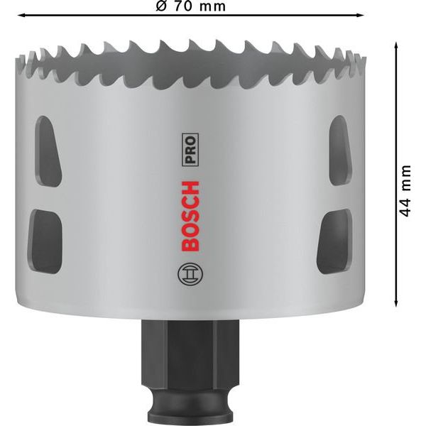 Bosch - Lochsäge PRO Multi Material PC Plus 2608594400 Lochsäge, 70 mm