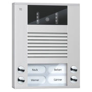 TCS Tür Control - Türstation für Türkommunikation Video color Außenstation AVE14043-0010 4Tast 2reih.AP si