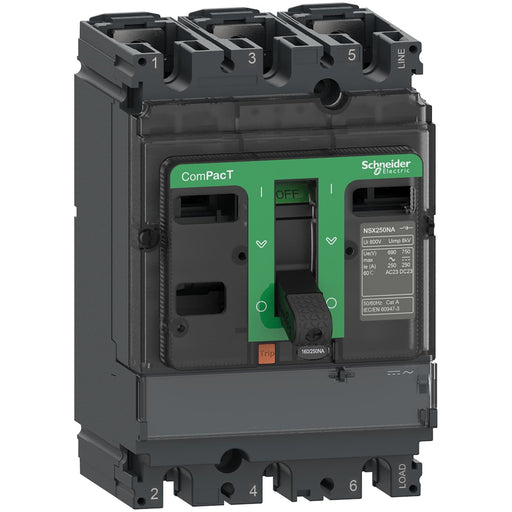 Schneider Electric - Lasttrennschalter ComPacT C163160S NSX160NA, 3 poles