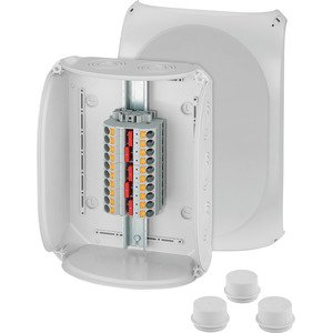 Hensel - Dose, Gehäuse für Montage auf der Wand/Decke Kabelabzweigkasten DK 3525 P 0,5-25 qmm 3phasig − 1 Stück by Hensel
