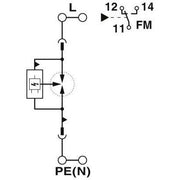 Phoenix Contact - Blitzstromableiter für Energietechnik Blitzstromableiter FLTSECPT1-1C440/35FM Typ 1