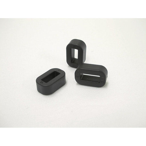 HellermannTyton - Befestigungssockel und -element für Kabelbinder Verbindungselement LOK04-PA66-BK (500) 16x4,0 mm schwarz − 500 Stück