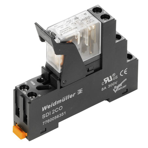 Weidmüller - Schaltrelais Koppelrelais 115VAC DRIKIT 115VAC 2CO LD 2 Wechsler − 10 Stück