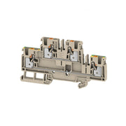 Weidmüller - Durchgangs-Reihenklemme Mehrstock-Reihenklemme A2T 4 FT-PE PUSH IN, 4 mm² − 50 Stück